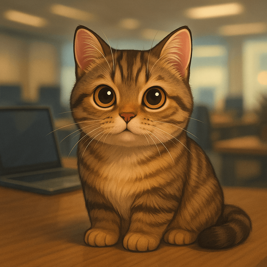 Workspace Theme style preview showing a pet transformed into a humanized character
